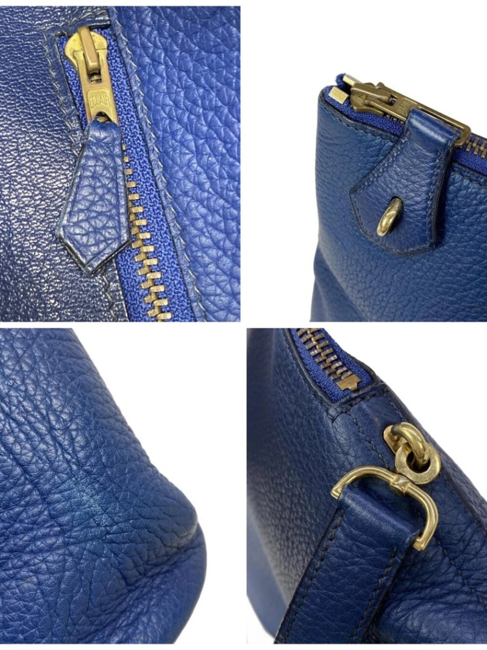 HERMES Movie fam - Blue Vachette Crispe Fjord Circle Y Backpack - Picture 13 of 16